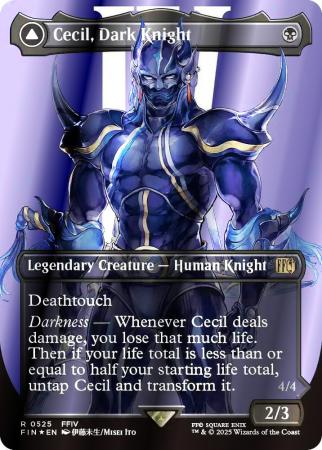 Cecil, Dark Knight (Borderless) (Surge Foil) - 0525 - Foil