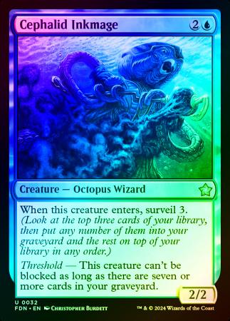 Cephalid Inkmage - 0032 - Foil
