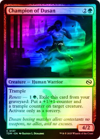 Champion of Dusan - 0137 - Foil