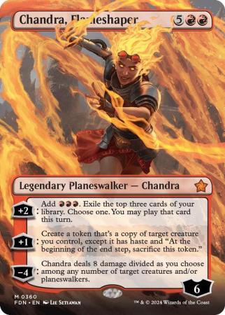 Chandra, Flameshaper (Borderless) - 0360