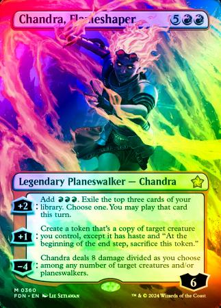 Chandra, Flameshaper (Borderless) - 0360 - Foil