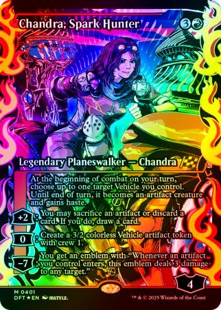 Chandra, Spark Hunter (Showcase) - 0401 - Foil