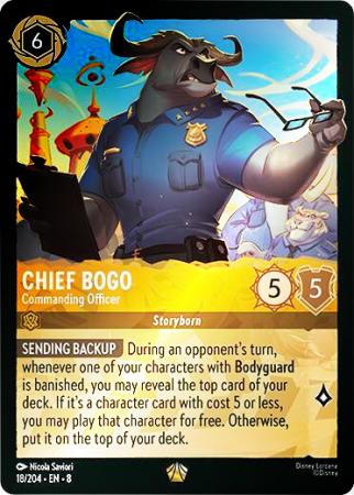 Chief Bogo - Commanding Officer - 018/204 - Legendary Cold Foil