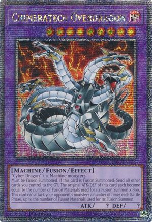 Chimeratech Overdragon (Quarter Century Secret Rare) (RA03-EN166) - Quarter Century Bonanza Quarter Century Secret Rare 1st Edition