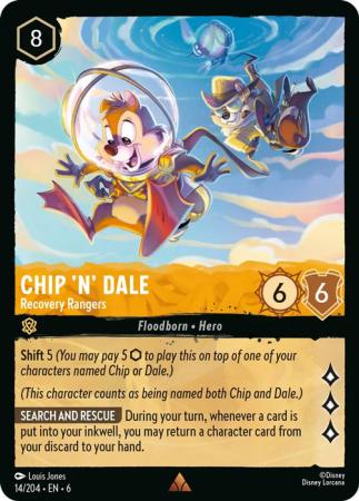 Chip 'n' Dale - Recovery Rangers - 14/204 - Rare
