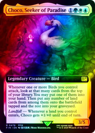 Choco, Seeker of Paradise (Extended Art) - 0479 - Foil