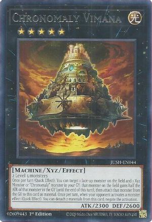 Chronomaly Vimana (JUSH-EN044) - Justice Hunters Rare 1st Edition