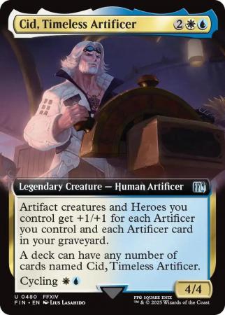 Cid, Timeless Artificer (Extended Art) - 0480