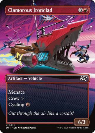 Clamorous Ironclad (Borderless) - 0312