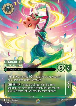 Clarabelle - Light on Her Hooves - 211/204 - Enchanted Holofoil