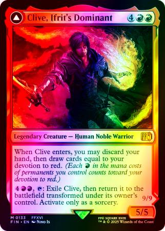 Clive, Ifrit's Dominant - 0133 - Foil