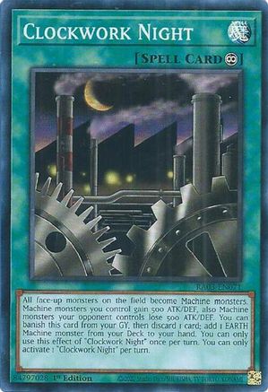 Clockwork Night (RA03-EN071) - Quarter Century Bonanza Super Rare 1st Edition