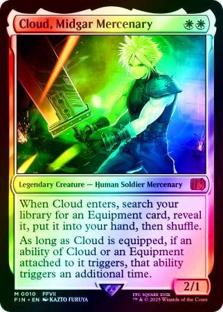 Cloud, Midgar Mercenary - 0010 - Foil