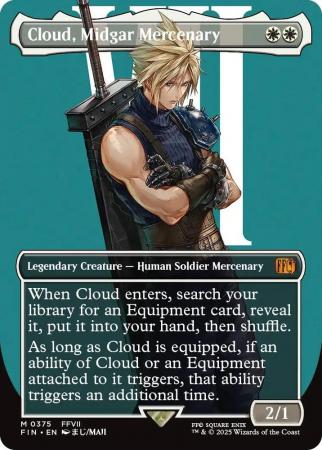 Cloud, Midgar Mercenary (Borderless) - 0375