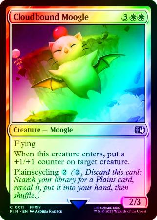Cloudbound Moogle - 0011 - Foil