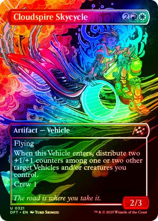 Cloudspire Skycycle (Borderless) - 0321 - Foil
