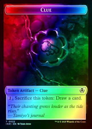 Clue // Eldrazi Horror Double-Sided Token - 22 // 1 - Foil