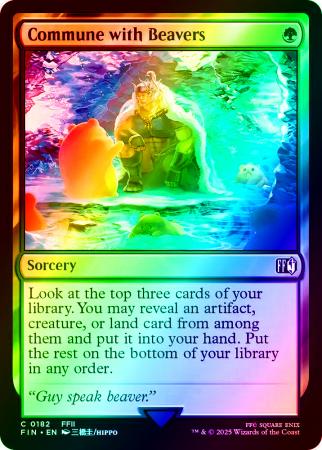 Commune with Beavers - 0182 - Foil