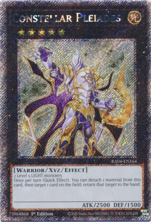 Constellar Pleiades (Platinum Secret Rare) (RA04-EN164) - Quarter Century Stampede Platinum Secret Rare 1st Edition