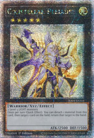 Constellar Pleiades (Quarter Century Secret Rare) (RA04-EN164) - Quarter Century Stampede Quarter Century Secret Rare 1st Edition