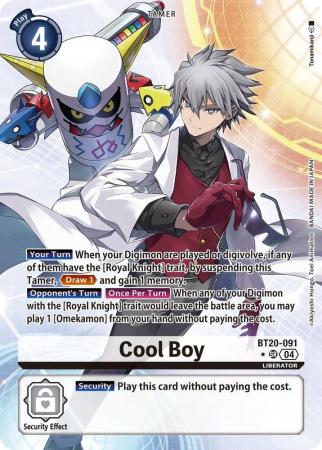 Cool Boy (Alternate Art) - BT20-091 SR - Super Rare