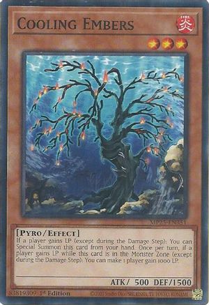 Cooling Embers (MP25-EN351) - 2025 Mega-Pack Common / Short Print 1st Edition