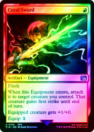 Coral Sword - 0134 - Foil