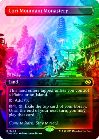 Cori Mountain Monastery (Borderless) - 0393 - Foil