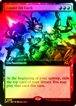 Count on Luck (Extended Art) - 0385 - Foil
