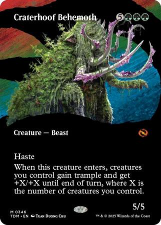 Craterhoof Behemoth (Borderless) - 0346