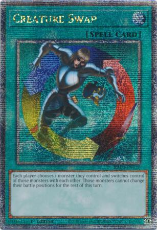 Creature Swap (Quarter Century Secret Rare) (RA03-EN120) - Quarter Century Bonanza Quarter Century Secret Rare 1st Edition