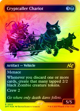 Cryptcaller Chariot (Borderless) (First-Place Foil) - 0523 - Foil