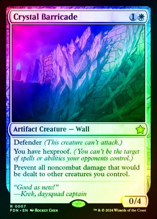 Crystal Barricade - 0007 - Foil