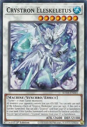 Crystron Eleskeletus (SUDA-EN041) - Supreme Darkness Common / Short Print 1st Edition