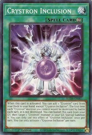 Crystron Inclusion (SUDA-EN061) - Supreme Darkness Common / Short Print 1st Edition