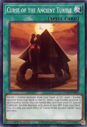 Curse of the Ancient Turtle (SUDA-EN083) - Supreme Darkness Common / Short Print 1st Edition