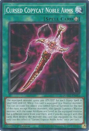 Cursed Copycat Noble Arms (DOOD-EN082) - Doom of Dimensions Common / Short Print 1st Edition