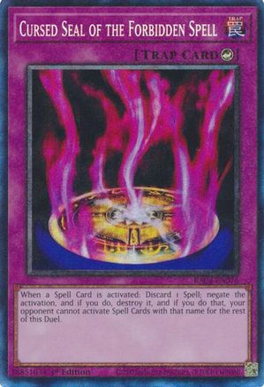 Cursed Seal of the Forbidden Spell (PCR) (RA03-EN076) - Quarter Century Bonanza Prismatic Collector's Rare 1st Edition