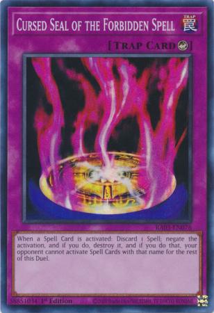 Cursed Seal of the Forbidden Spell (RA03-EN076) - Quarter Century Bonanza Super Rare 1st Edition