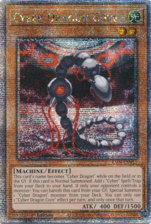 Cyber Dragon Core (Quarter Century Secret Rare) (RA04-EN013) - Quarter Century Stampede Quarter Century Secret Rare 1st Edition