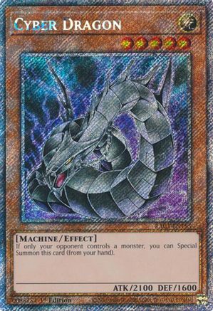 Cyber Dragon (Platinum Secret Rare) (RA03-EN155) - Quarter Century Bonanza Platinum Secret Rare 1st Edition