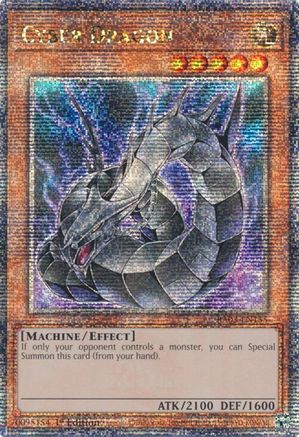 Cyber Dragon (Quarter Century Secret Rare) (RA03-EN155) - Quarter Century Bonanza Quarter Century Secret Rare 1st Edition