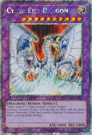 Cyber End Dragon (Platinum Secret Rare) (RA03-EN156) - Quarter Century Bonanza Platinum Secret Rare 1st Edition