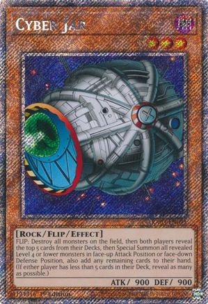 Cyber Jar (Platinum Secret Rare) (RA03-EN095) - Quarter Century Bonanza Platinum Secret Rare 1st Edition