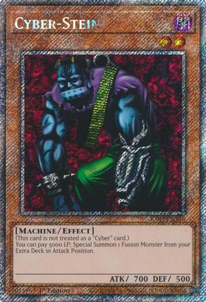 Cyber-Stein (Platinum Secret Rare) (RA03-EN146) - Quarter Century Bonanza Platinum Secret Rare 1st Edition