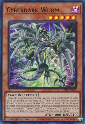 Cyberdark Wurm (ALIN-EN027) - Alliance Insight Ultra Rare 1st Edition