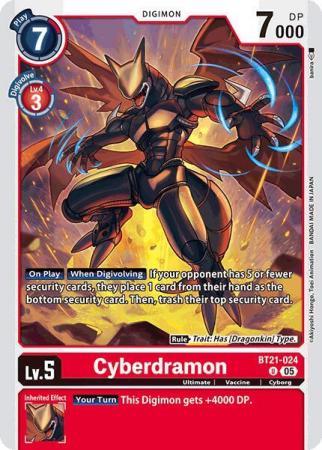 Cyberdramon - BT21-024 U - Uncommon
