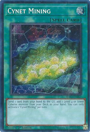 Cynet Mining (Secret Rare) (RA03-EN067) - Quarter Century Bonanza Secret Rare 1st Edition