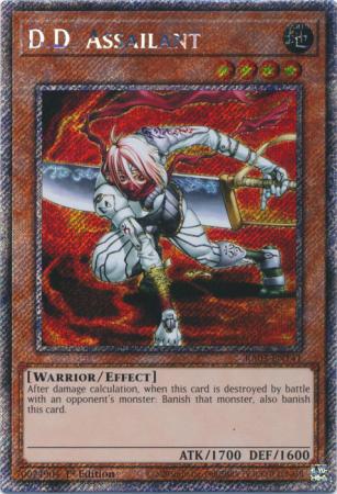 D.D. Assailant (Platinum Secret Rare) (RA03-EN141) - Quarter Century Bonanza Platinum Secret Rare 1st Edition