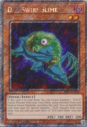 D/D Swirl Slime (Platinum Secret Rare) (RA04-EN258) - Quarter Century Stampede Platinum Secret Rare 1st Edition